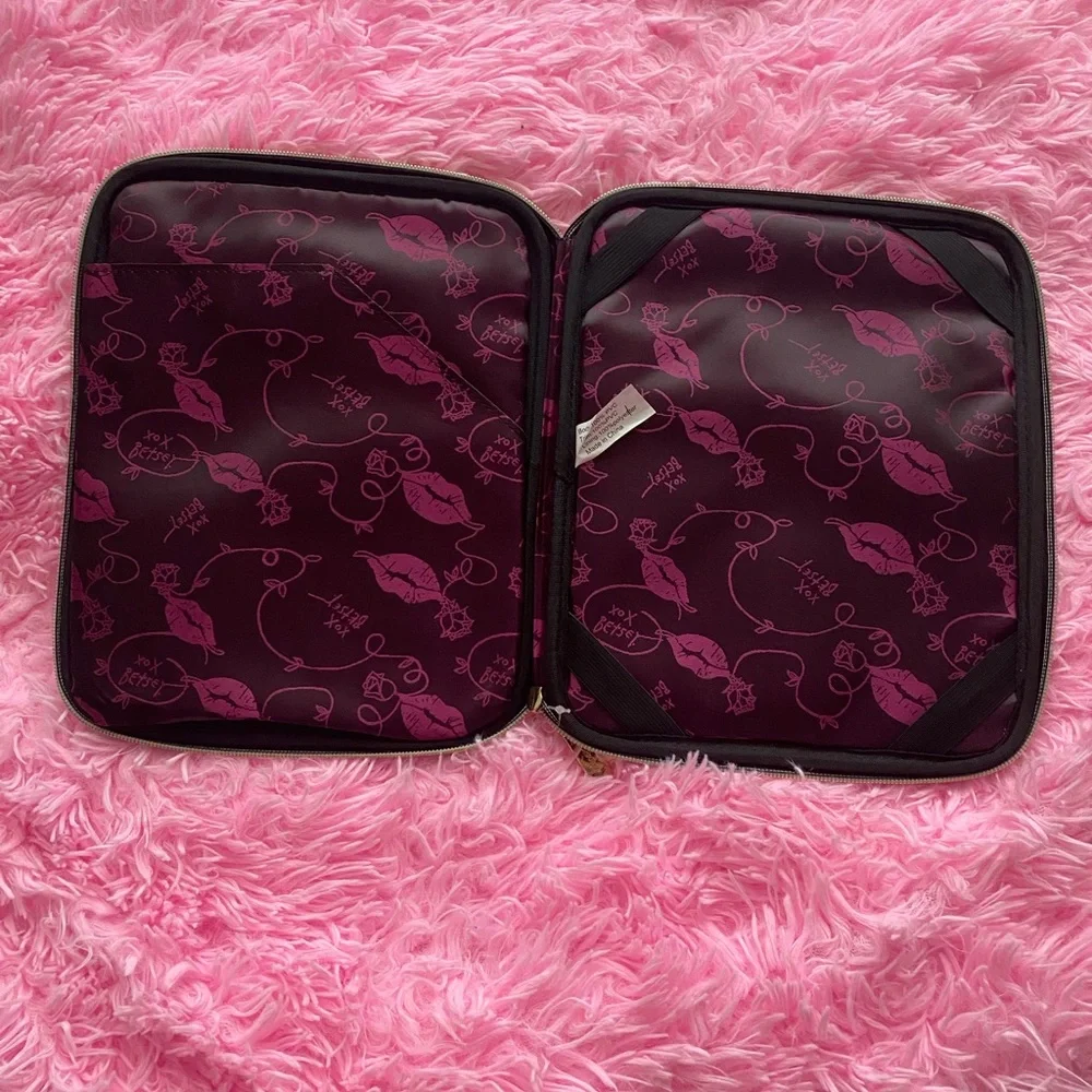 betsy johnson sparkly bow ipad & tablet cover